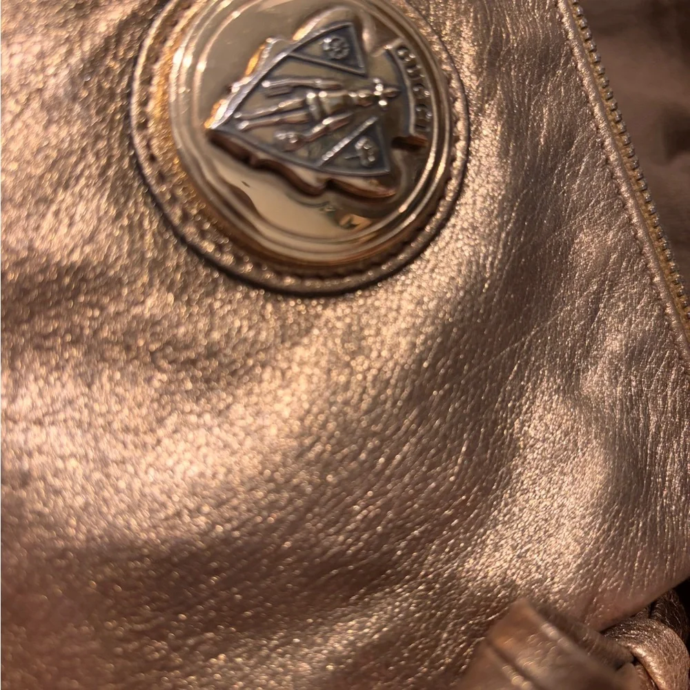 GUCCI Hysteria Gold Metallic Designer Women's Clutch - Picture 6 of 8